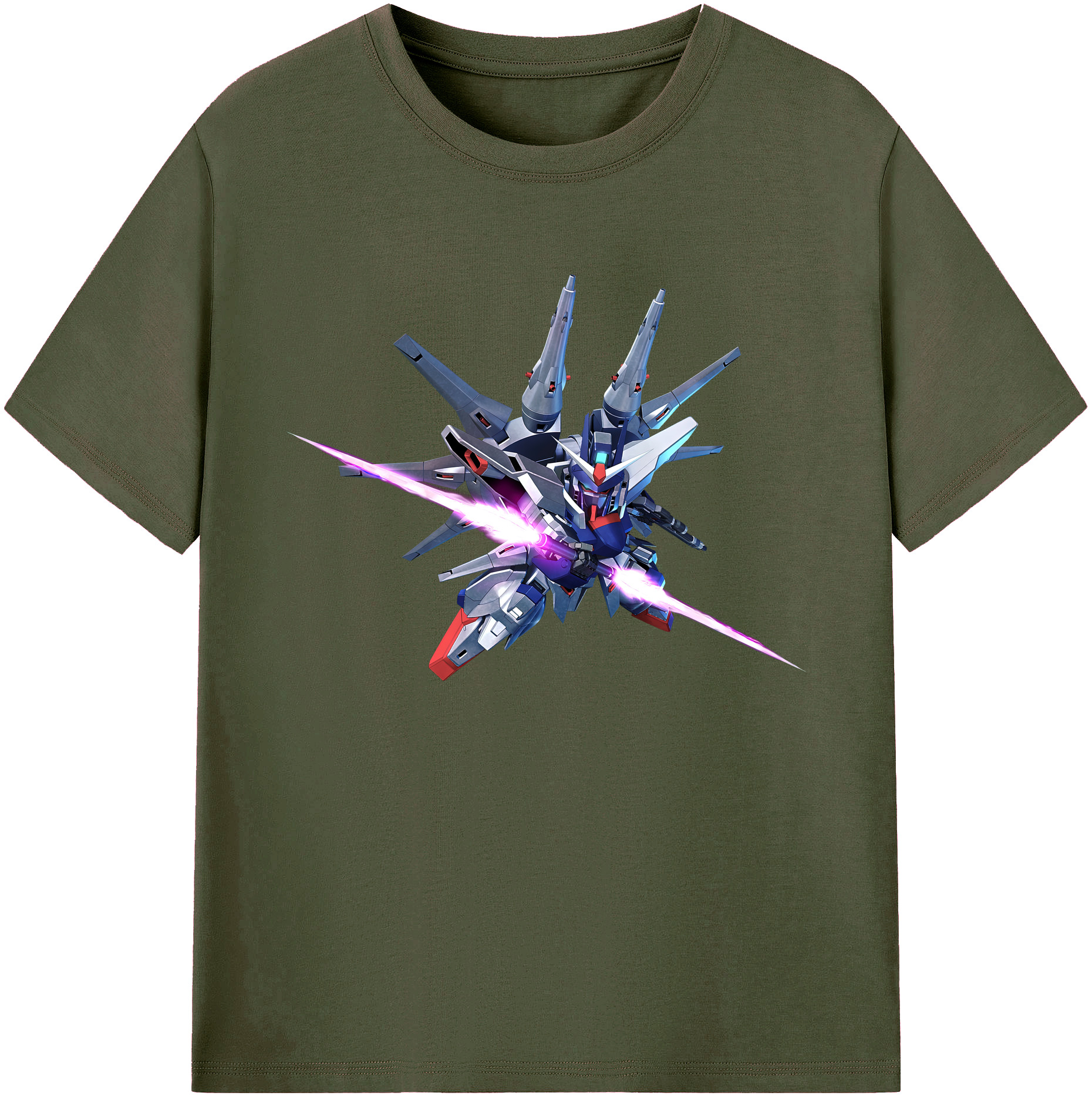 （画像用） 機動戦士ガンダム Mobile Suit Gundam 綿100％ メンズ半袖Tシャツ｜肌触りやわらか＆通気性